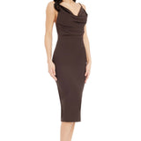 Dress The Population Nikki Mocha Dress