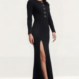 Dress The Population Samia Black Maxi Dress