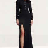 Dress The Population Samia Black Maxi Dress