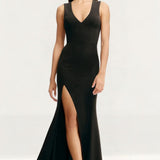 Dress The Population Sandra Black Maxi Dress