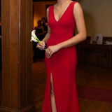 Dress The Population Sandra Maxi Dress in Garnet