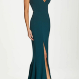 Dress The Population Sandra Pine Mermaid Maxi Dress