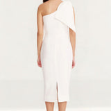 Dress The Population Tiffany Off-White Midi Dress