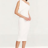 Dress The Population Tiffany Off-White Midi Dress