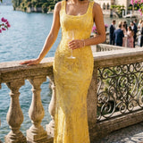 Dress The Population Tyra Canary Yellow Maxi Dress