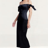 Dress The Population Verona Black Midi Dress