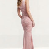 Dress The Population Violetta Blush Pink Maxi Dress