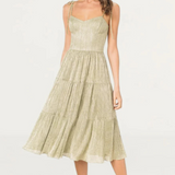 Dress The Population Dream Lime Midi Dress