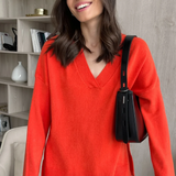 Charli London Emilia Sweater - Pomegranate