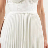 Elle Zeitoune White Milan Midi Dress