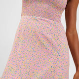 French Connection Stacie Daisy Pink Strappy Mini Dress
