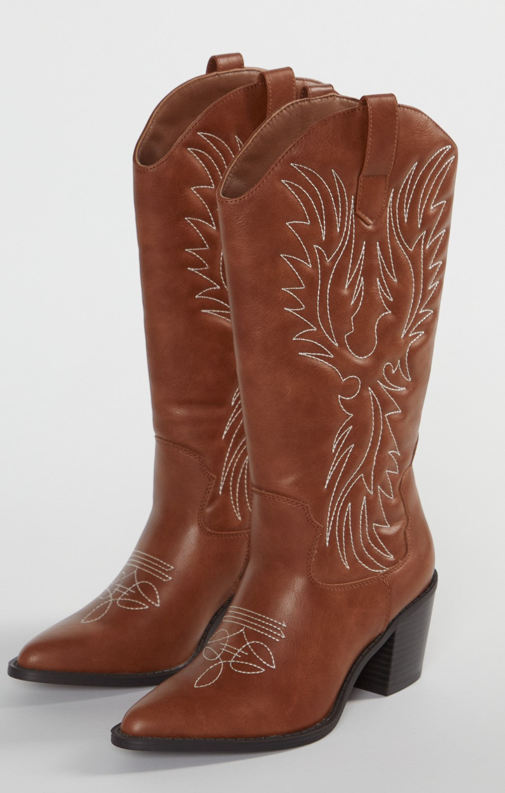 Glamorous Tan Cowboy Boots