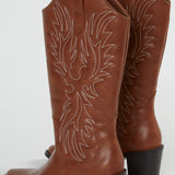 Glamorous Tan Cowboy Boots