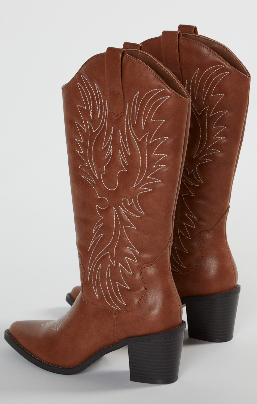 Glamorous Tan Cowboy Boots