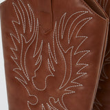 Glamorous Tan Cowboy Boots