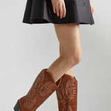 Glamorous Tan Cowboy Boots