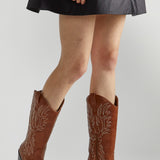 Glamorous Tan Cowboy Boots
