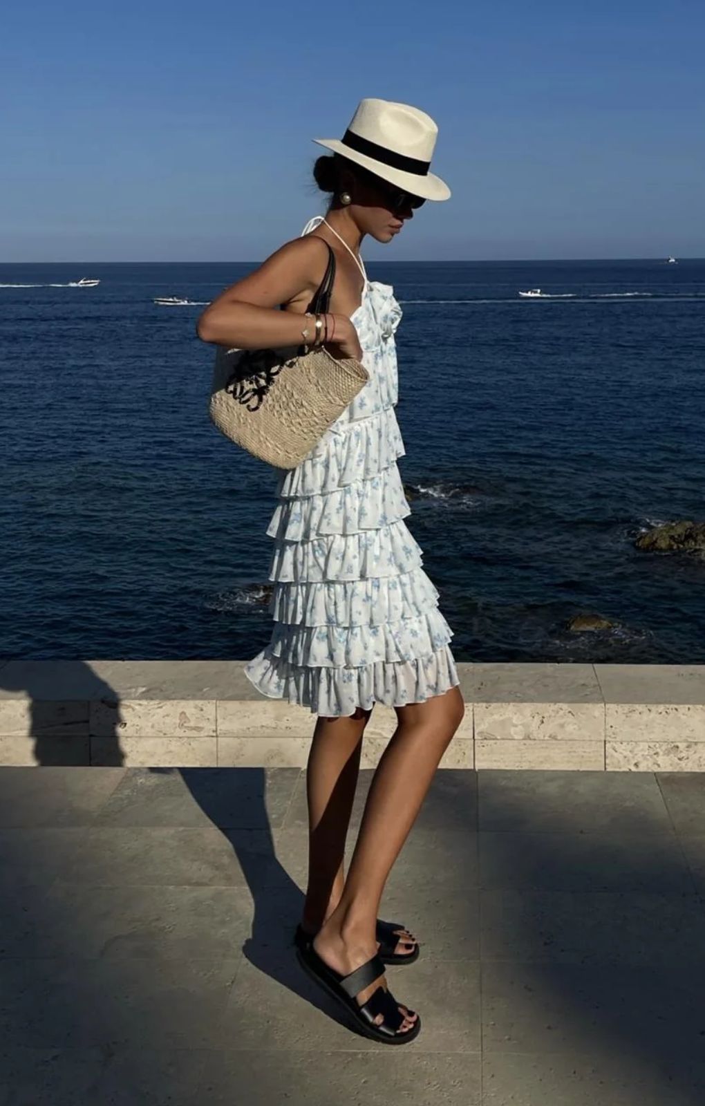Collective The Label Faith Ruffle Corsage Mini Dress