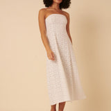 Nobody's Child Fern Midi Dress White