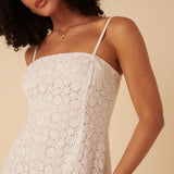Nobody's Child Fern Midi Dress White