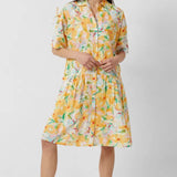 French Connection Adelphi Poplin Tie Waist Dress