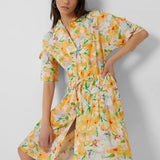 French Connection Adelphi Poplin Tie Waist Dress