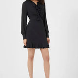 French Connection Anna Cora Pleated Ruffle Mini Dress