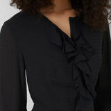French Connection Anna Cora Pleated Ruffle Mini Dress