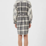 French Connection Arla Flannel Belted Shirt Dress