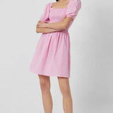 French Connection Artina Gingham Smocked Mini Dress – dresses by French Connection, available to rent from Hirestreet