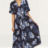 French Connection Caterina Floral Midi Dress