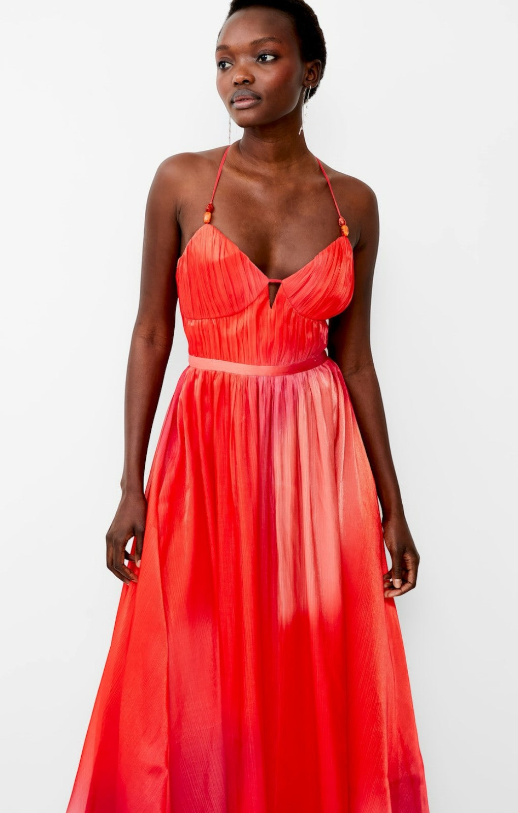 Rent French Connection Darryl Hallie Crinkle Maxi Dress | Hirestreet Rent French Connection Darryl Hallie Crinkle Maxi Dress | Hirestreet