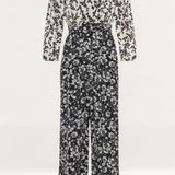 French Connection Delfine Drape Floral Jumpsuit