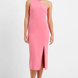 French Connection Echo Recycled One Shoulder Midi Dress