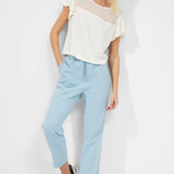 French Connection Emiko Whisper Ruth Blue Joggers