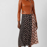 French Connection Etta Vegan Leather Biker Jacket