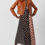 French Connection Etta Vegan Leather Biker Jacket