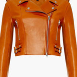 French Connection Etta Vegan Leather Biker Jacket