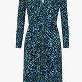 French Connection Ferna Meadow Jersey V-Neck Dress