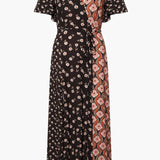 French Connection Francine Recycled Verona Drape Midi Dress