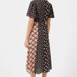 French Connection Francine Recycled Verona Drape Midi Dress