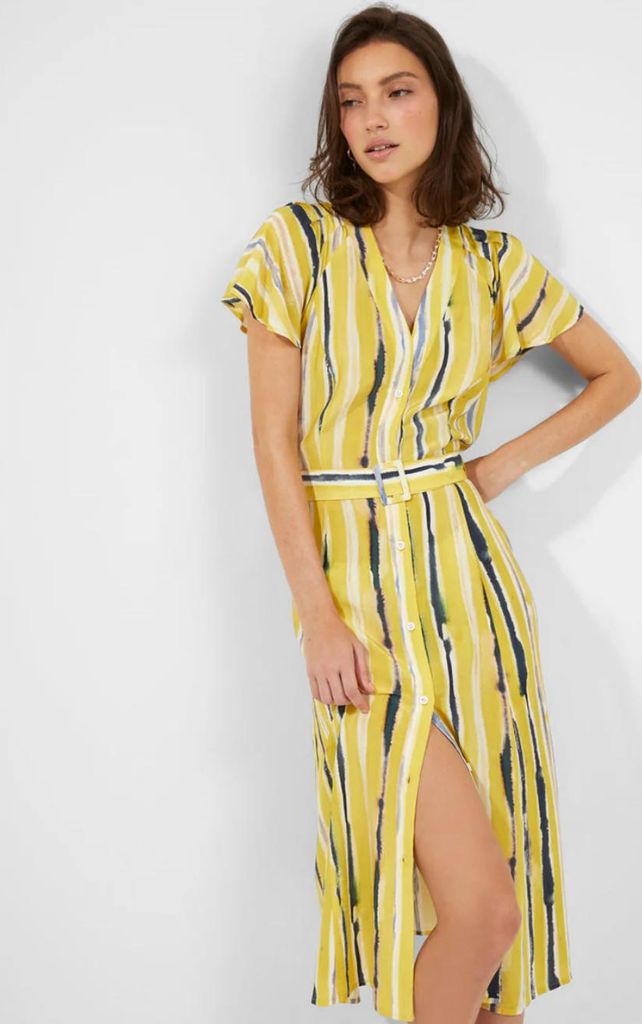 French Connection Gaia Delphine V-Neck Dress