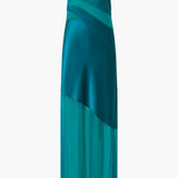 French Connection Inu Satin Strappy Mesh Maxi Dress