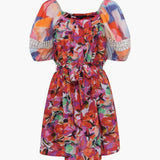 French Connection Isadora Patch Poplin Bardot Dress