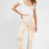 French Connection Organic Zaray Natural-Dye Cropped Jeans