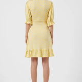 French Connection Peony-Doria Eco Puff-Sleeve Dress