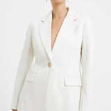 French Connection Whisper Blazer in Summer White
