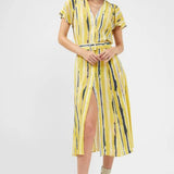 French Connection Gaia Delphine V-Neck Dress
