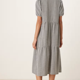Nobody's Child Gingham Tie Front Bernadetta Midi Dress