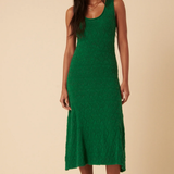 Nobody's Child Green Pointelle Midi Dress